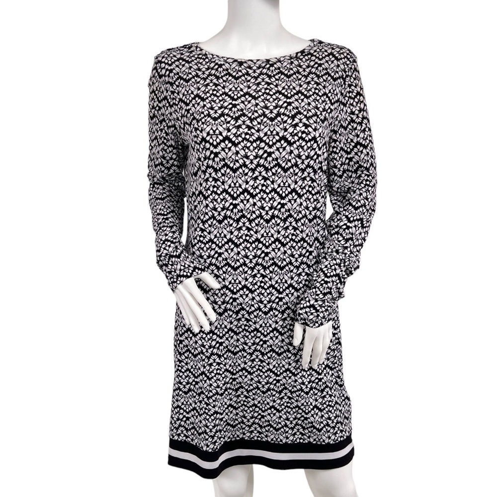 Michael Kore Black Floral Dress